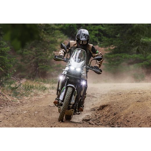 KAWASAKI KLE500 SE MY26 PEARL BLIZZARD WHITE