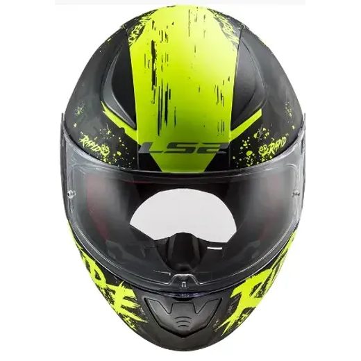 LS2 DĚTSKÁ INTEGRÁLNÍ PŘILBA FF353 RAPID MINI VIGNETTE BLACK H-V YELLOW