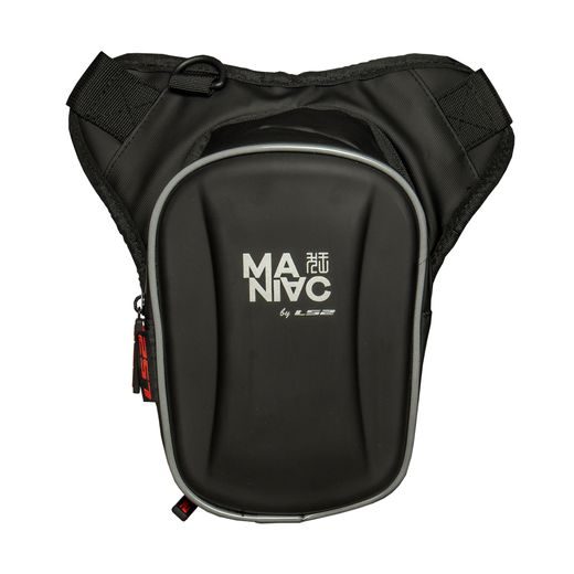 LS2 LLB-02 LEG BAG 900D FILM/EVA/PU LEATHER BLACK 4.5L