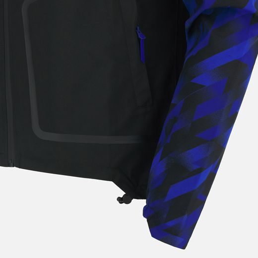 NEPROMOKAVÁ BUNDA FAN GEAR, MONSTER ENERGY YAMAHA (ČERNÁ,MODRÁ)