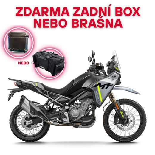 CFMOTO 450MT-RX 2025 TUNDRA GREY E5+ ZADNÍ BOX NEBO BRAŠNA ZDARMA