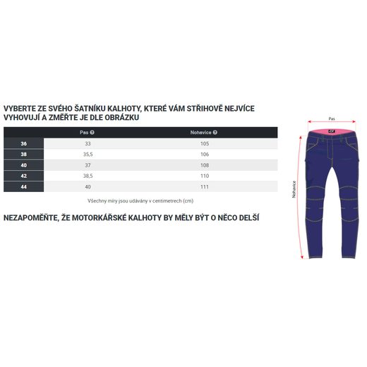 4SR DÁMSKÉ KEVLAROVÉ MOTO JEANSY GTS LADY