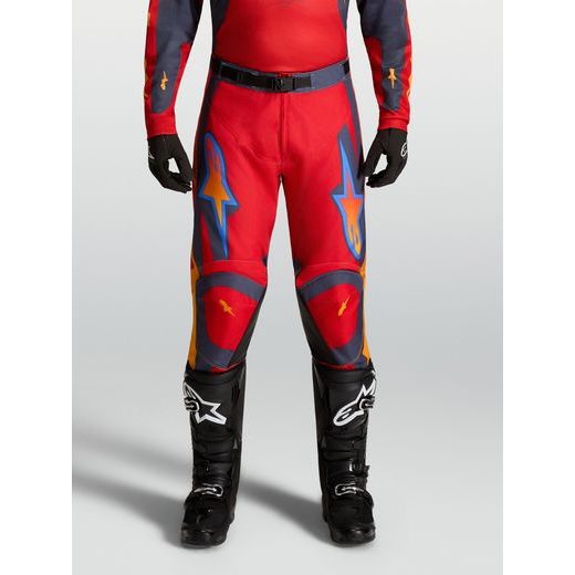 KALHOTY RACER HUNT, ALPINESTARS (ČERVENÁ/TMAVĚ ŠEDÁ/GRADIENT) 2027