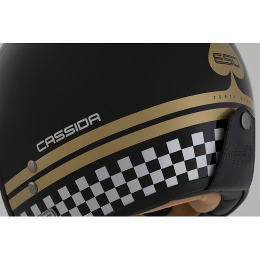 PŘILBA ESO FORTY NINE, CASSIDA (ČERNÁ PERLEŤ/ZLATÁ/ŠEDÁ) 2024