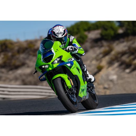 KAWASAKI NINJA ZX-10R MY26 METALLIC MATTE GRAPHENESTEEL GRAY / METALLIC SPARK BLACK / LIME GREEN