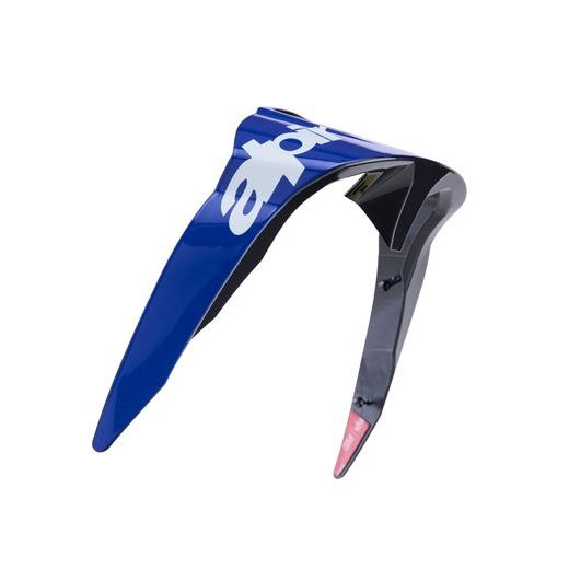 AERODYNAMICKÝ SPOILER PRO PŘILBY SUPERTECH R10 ARIUS STANDARDNÍ PROFIL, ALPINESTARS (MODRÁ/BÍLÁ/ČERNÁ)