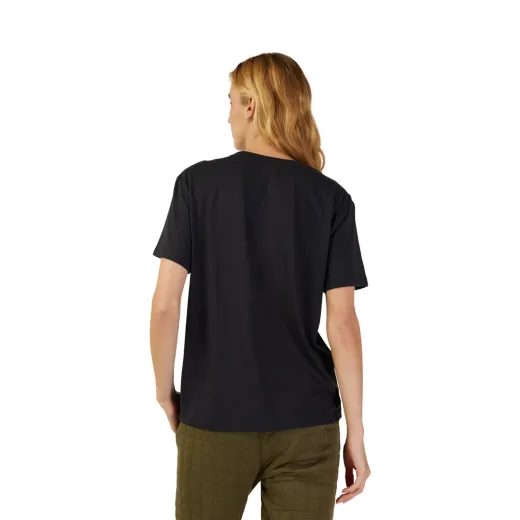 FOX DÁMSKÉ TRIČKO FOX HEAD SS TEE BLACK/PINK