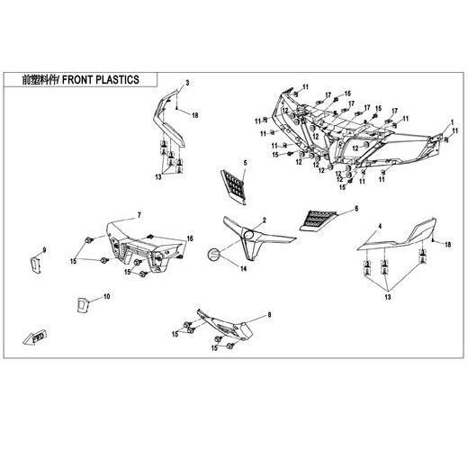 GUMOVÁ PRŮCHODKA RUBBER COLLAR CFMOTO GLADIATOR