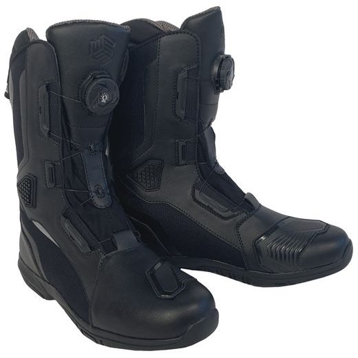 MBW PÁNSKÉ KOŽENO TEXTILNÍ MOTO BOTY VENTURA 