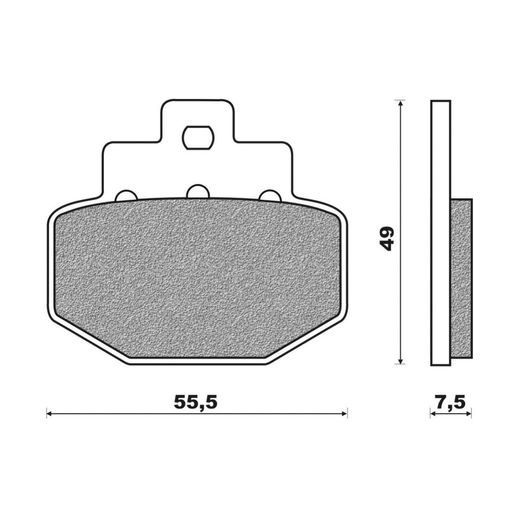 BRZDOVÉ DESTIČKY, NEWFREN (SMĚS SCOOTER ELITE ORGANIC) 2 KS V BALENÍ