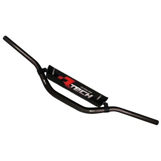 ŘÍDÍTKA (MICHAEL P.) S PROMĚNLIVÝM PRŮŘEZEM O PRŮMĚRU 28,6 - 22 MM S HRAZDOU A CHRÁNIČEM, RTECH (ČERNÁ)