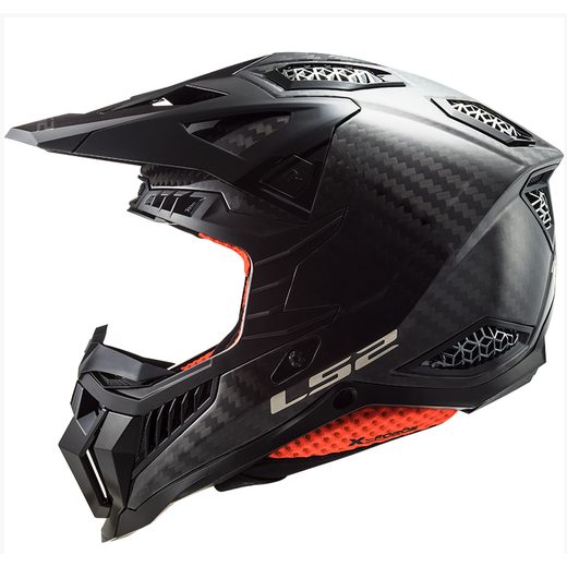 LS2 MOTOKROSOVÁ HELMA MX703 X-FORCE SOLID CARBON