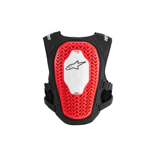 AIRBAGOVÁ VESTA TECH-AIR®MX PLASMA SYSTEM, ALPINESTARS (BÍLÁ/ČERNÁ/ČERVENÁ, KOMPATIBILNÍ PRO DOWNHILL ALGORITMUS) 2027