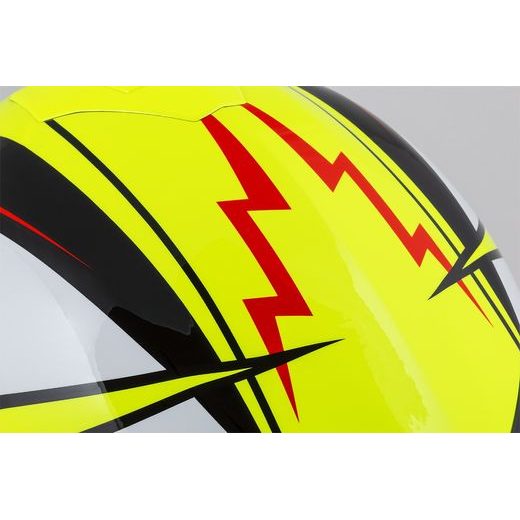 PŘILBA INTEGRAL GT 2.1 FLASH, CASSIDA (ŽLUTÁ FLUO/ČERVENÁ FLUO/ČERNÁ/BÍLÁ) PLEXI S PŘÍPRAVOU PRO PINLOCK