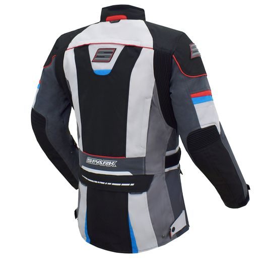 SPARK DÁMSKÁ TEXTILNÍ MOTO BUNDA VIOLA TRIKOLORA