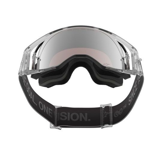 BRÝLE SUPERTECH VISION DNGR38 XXV, ALPINESTARS (ČERNÁ/STŘÍBRNÁ, ZRCADLOVÉ STŘÍBRNÉ PLEXI) 2026