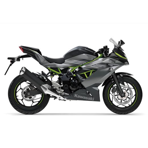KAWASAKI NINJA 125 MY26 METALLIC GRAPHITE GRAY / METALLIC SPARK BLACK
