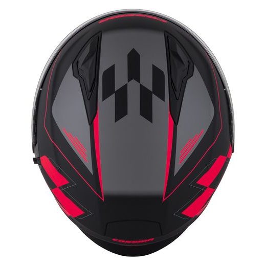 PŘILBA CASSIDA JET TECH ROXOR (ČERNÁ MATNÁ/ČERVENÁ FLUO/ŠEDÁ)