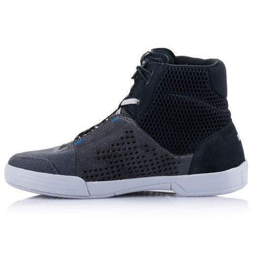 BOTY CHROME AIR, ALPINESTARS (ČERNÁ/ŠEDÁ/MODRÁ) 2024