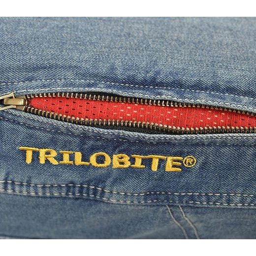 TRILOBITE PÁNSKÉ KALHOTY 661 PARADO SLIM FIT MODRÉ
