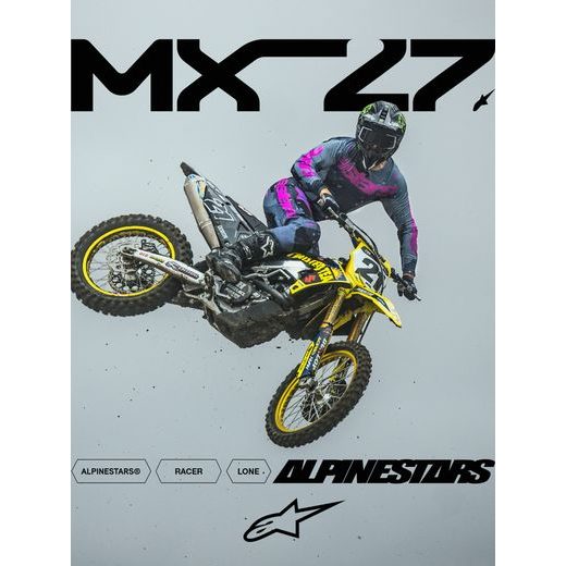DRES RACER LONE, ALPINESTARS (ŠEDÁ CAMO/FIALOVÁ) 2027