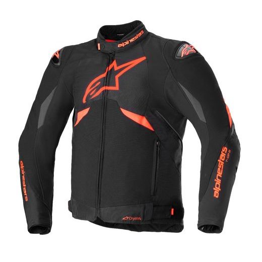 BUNDA T-GP R 3 DRYSTAR, ALPINESTARS (ČERNÁ/ČERVENÁ FLUO/BÍLÁ) 2024