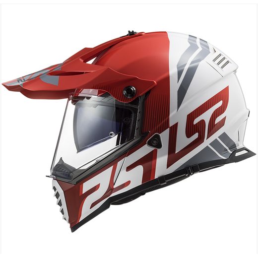 LS2 ENDURO MOTO PŘILBA MX436 PIONEER EVO EVOLVE RED WHITE