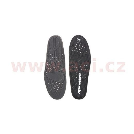 VLOŽKY PRO BOTY SMX PLUS/5/6/TECH TOURING/GRAND TORINO/AIR PLUS, ALPINESTARS (ČERNÉ, PÁR)