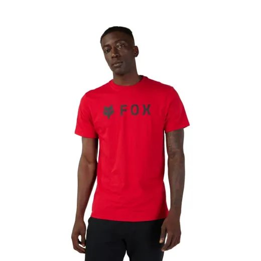 FOX ABSOLUTE SS PREM TEE - FLAME RED