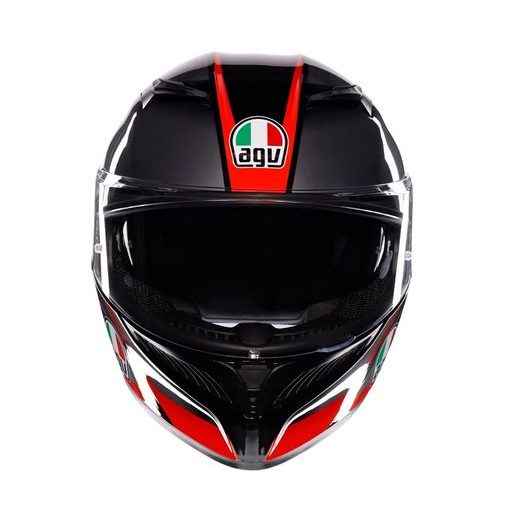 AGV INTEGRÁLNÍ PŘILBA K3 MPLK STRIGA BLACK/GREY/RED