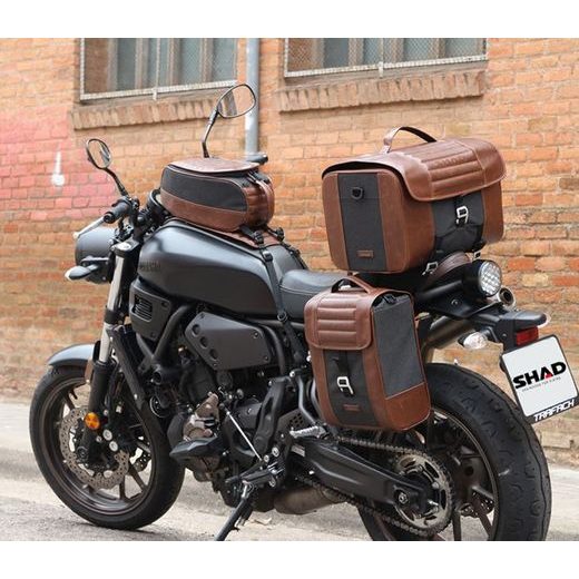 BOČNÍ BRAŠNA SHAD CAFE RACER SR38 10L HNĚDÁ