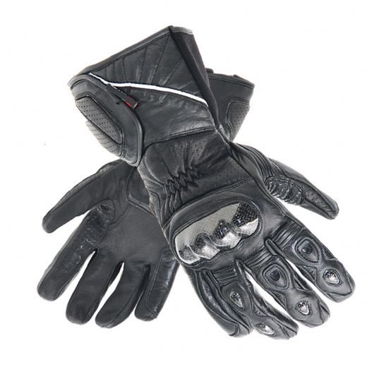 SPARK PÁNSKÉ KOŽENÉ MOTO RUKAVICE ARENA ČERNÉ