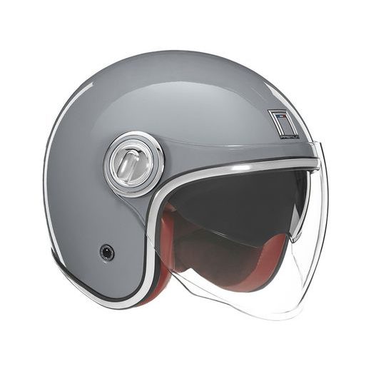 PŘILBA NOX PREMIUM HERITAGE (ŠEDÁ)