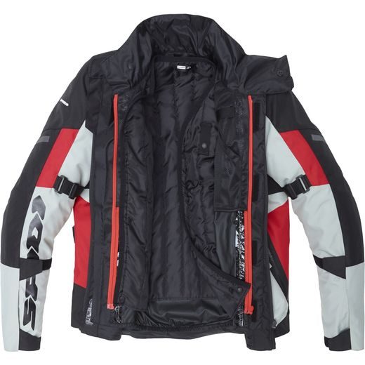 BUNDA CROSSMASTER, SPIDI (ČERNÁ/ŠEDÁ/ČERVENÁ)