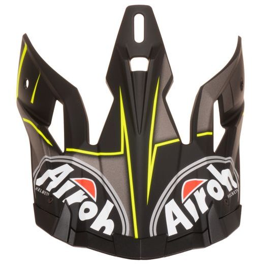 NÁHRADNÍ KŠILT PRO PŘILBY AVIATOR 2.2 STYLING, AIROH (ŽLUTÁ/ČERNÁ/ŠEDÁ)