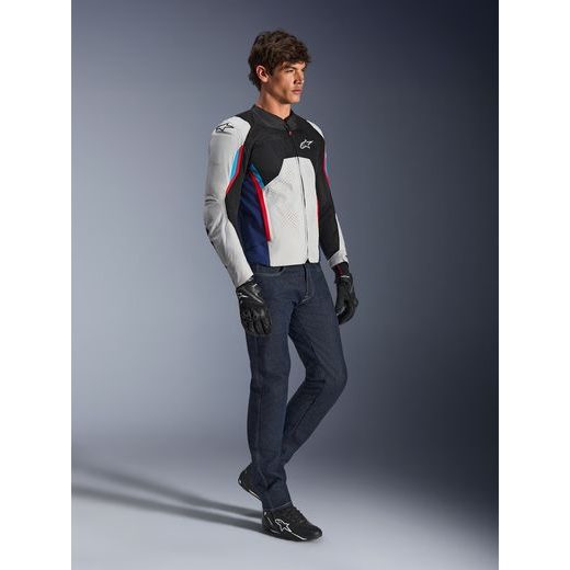 BUNDA AST V3 AIR, ALPINESTARS (BÍLÁ/MODRÁ/ČERVENÁ/ČERNÁ) 2026