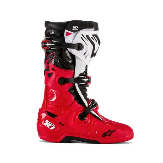 BOTY TECH 10 ENDURO, ALPINESTARS (ČERVENÁ/ČERNÁ/BÍLÁ) 2025