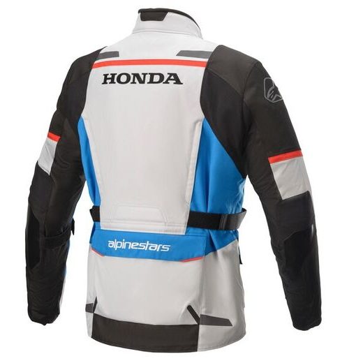 BUNDA ANDES DRYSTAR HONDA KOLEKCE, TECH-AIR 5 KOMPATIBILNÍ, ALPINESTARS (SVĚTLE ŠEDÁ/ČERNÁ/MODRÁ/ČERVENÁ)