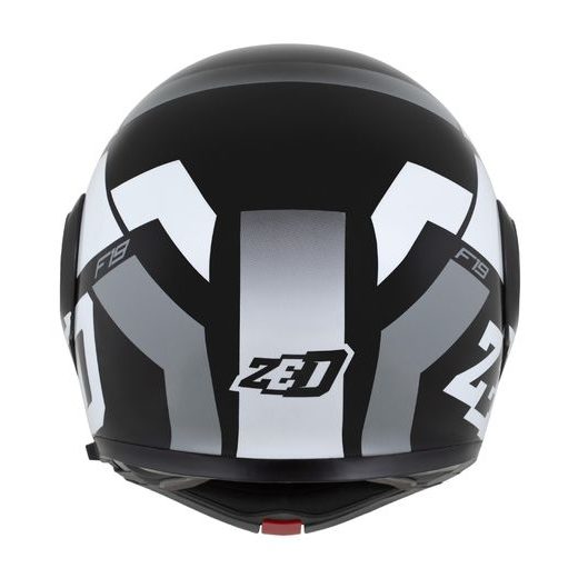 PŘILBA F19, ZED (ČERNÁ/BÍLÁ/ŠEDÁ) 2025