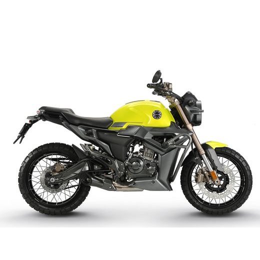 ZONTES 125 G1 SCRAMBLER ŽLUTÁ DRÁTĚNÁ KOLA EURO5