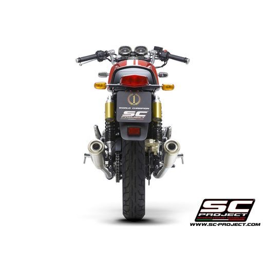 SC-PROJECT PÁR NEREZOVÝCH VÝFUKŮ S1-GP ROYAL ENFIELD CONTINENTAL GT 650 (2019–2024)