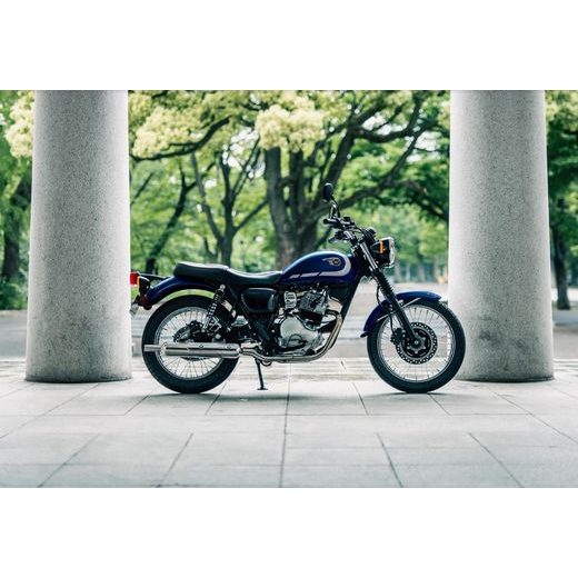 KAWASAKI W230 MY25 METALLIC OCEAN BLUE / EBONY