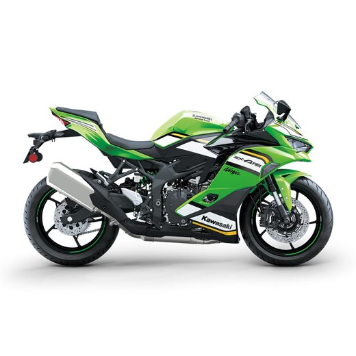 KAWASAKI NINJA ZX-4RR MY25 LIME GREEN / EBONY / PEARL BLIZZARD WHITE