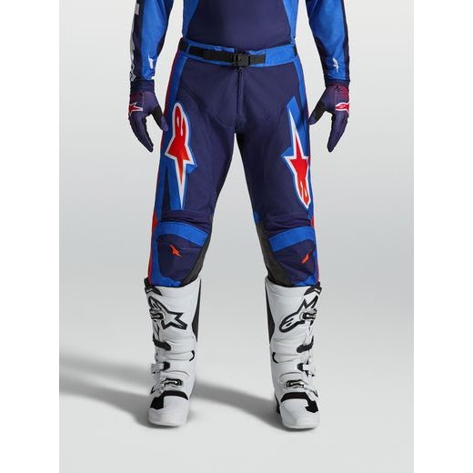 KALHOTY RACER HUNT, ALPINESTARS (MODRÁ/TMAVĚ MODRÁ/ČERVENÁ) 2027