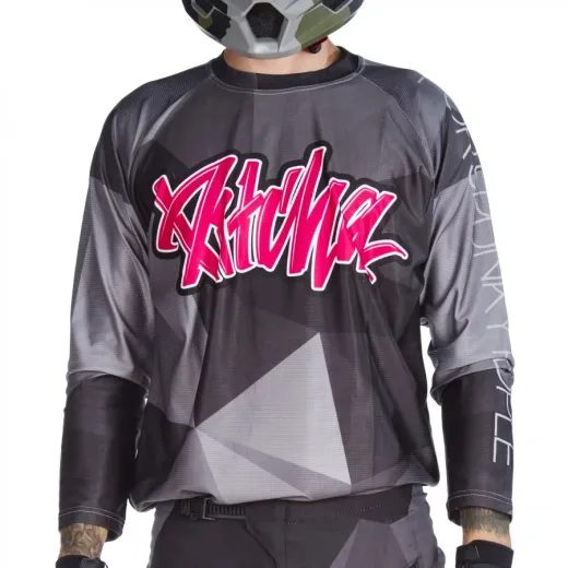 PITCHA DRES FASTER BLACK PINK