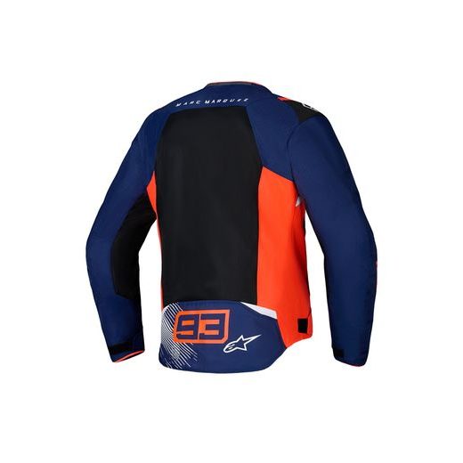 BUNDA T-SPS AIR V2 MM93 KOLEKCE, ALPINESTARS (ČERVENÁ FLUO/MODRÁ/ČERNÁ/BÍLÁ) 2025