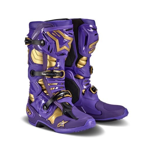BOTY TECH 10 LIMITOVANÁ EDICE CHAMP, ALPINESTARS (FIALOVÁ/ZLATÁ) 2024