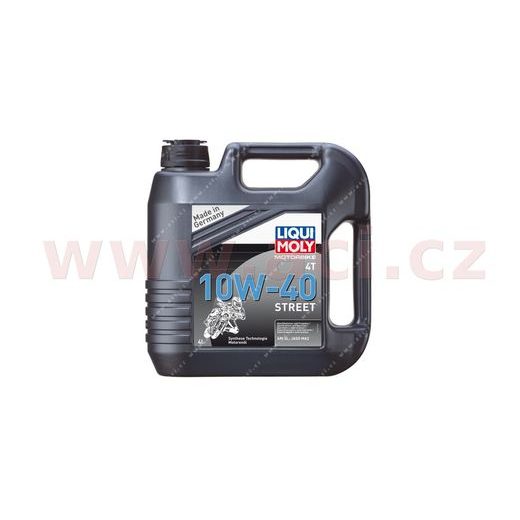 LIQUI MOLY MOTORBIKE 4T 10W40 STREET, POLOSYNTETICKÝ MOTOROVÝ OLEJ 4 L