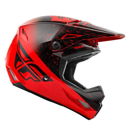 PŘILBA KINETIC K120, FLY RACING - USA (ČERVENÁ/ČERNÁ)