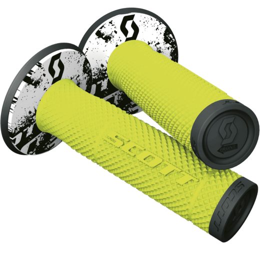 GRIP SCOTT SX II+DONUT BLACK/NEON/YELLOW